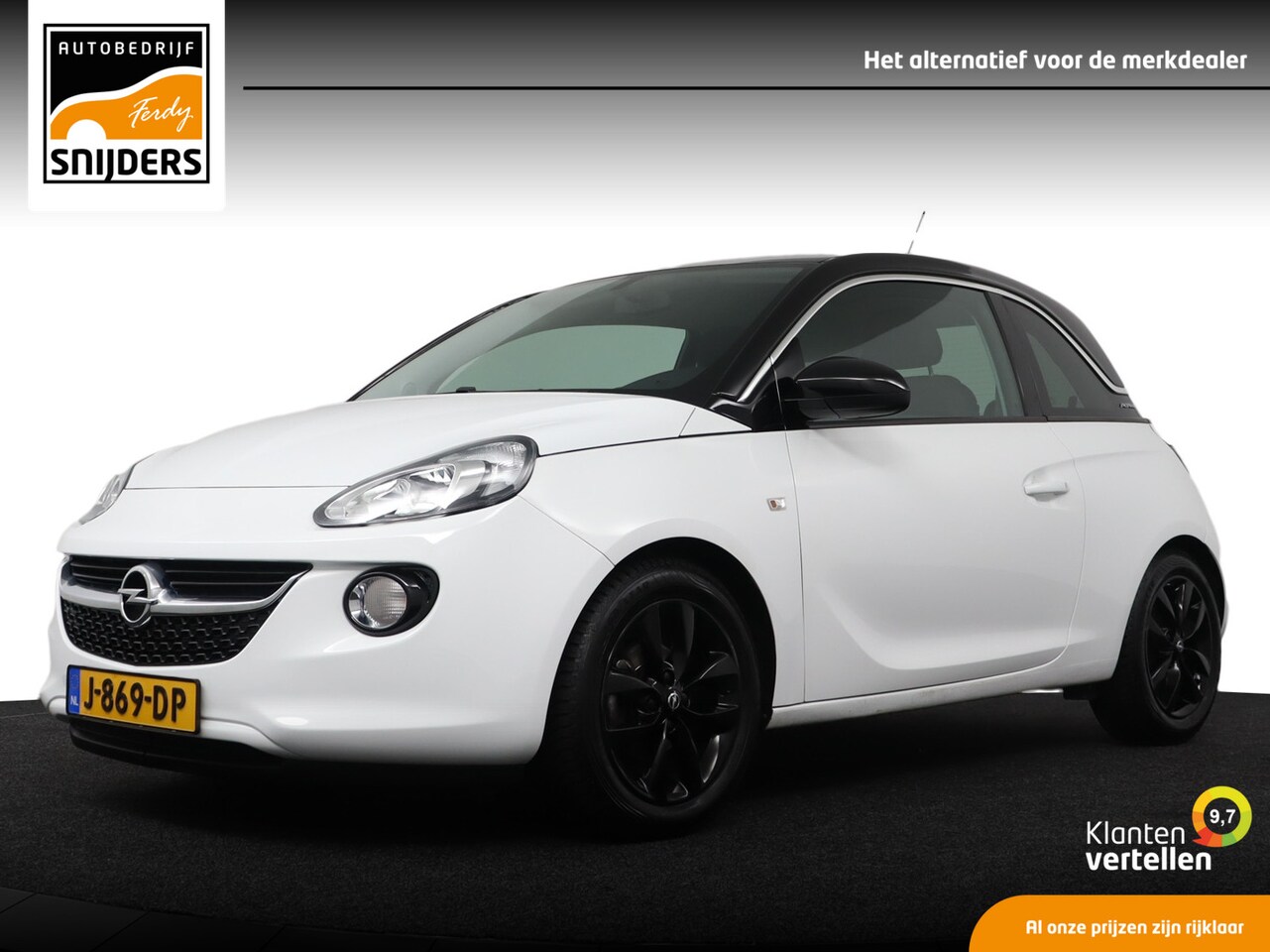 Opel ADAM - 1.4 EcoTec Black Favourite, 100% Onderhouden | Navi | Apple Car Play | Cruise Control | PD - AutoWereld.nl