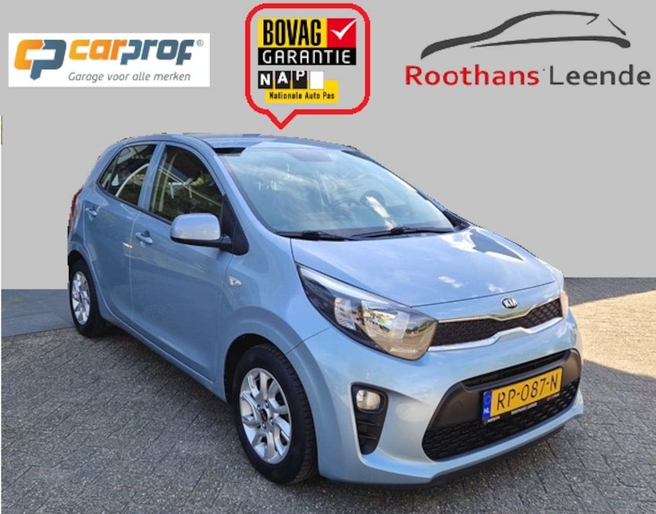 Kia Picanto - 1.0 CVVT 66 PK 5Drs ComfortPlusLine Navi - Camera - AutoWereld.nl