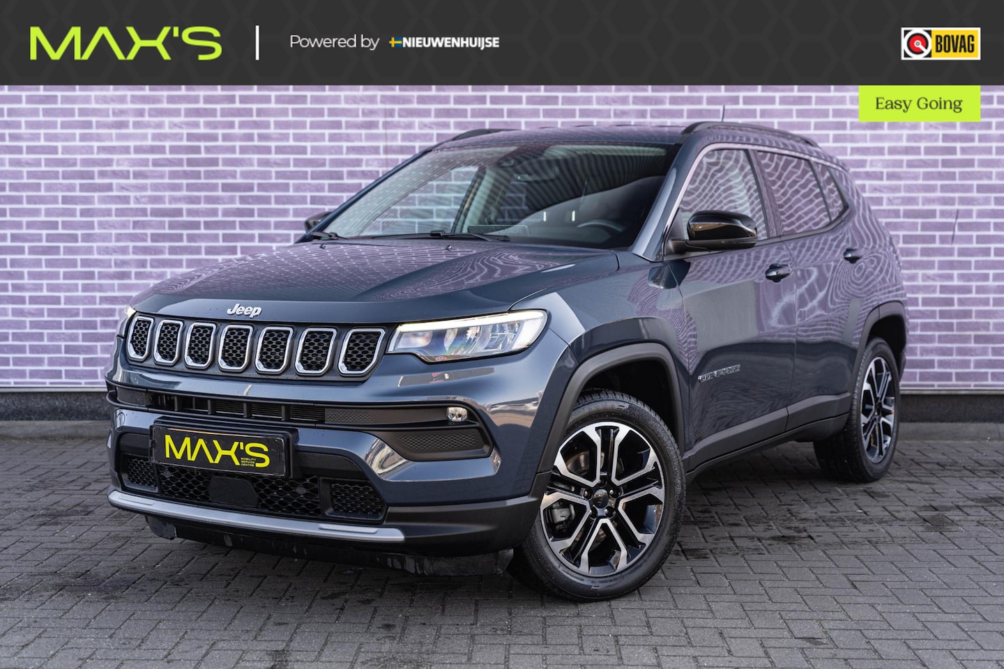 Jeep Compass - 1.5T e-Hybrid Limited | Apple Carplay/Android Auto | Stuurverwarming | Stoelverwarming | A - AutoWereld.nl