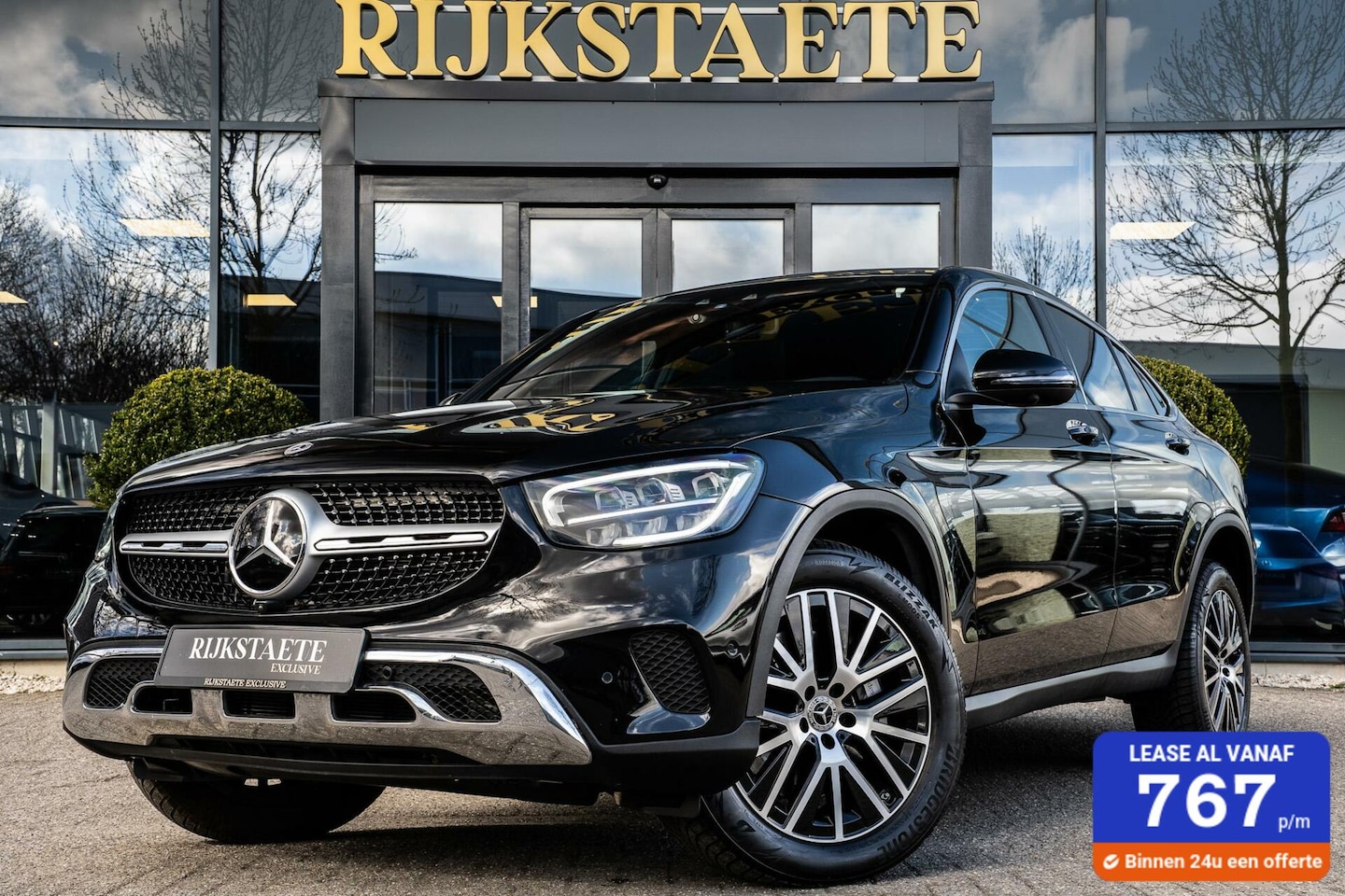 Mercedes-Benz GLC-klasse Coupé - 300de 4MATIC|PANO|20''|TREKHAAK - AutoWereld.nl