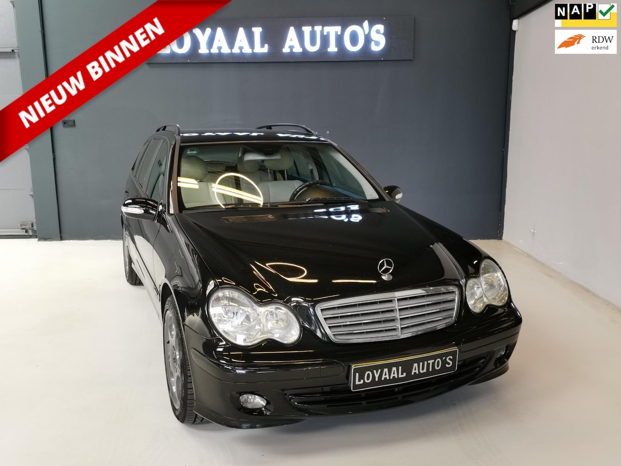 Mercedes-Benz C-klasse Combi - 180 K. Classic | AIRCO | CRUISE | LEDER | ELEK.RAMEN | NAP | APK. - AutoWereld.nl