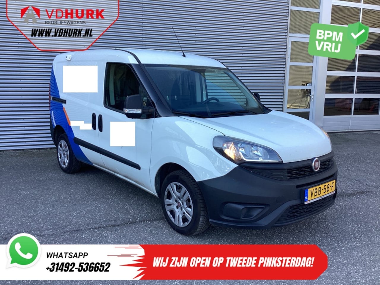 Fiat Doblò Cargo - 1.3 MJ BPM VRIJ! 7x Voorraad NL Auto/ Airco/ Bluetooth/ Betimmering - AutoWereld.nl