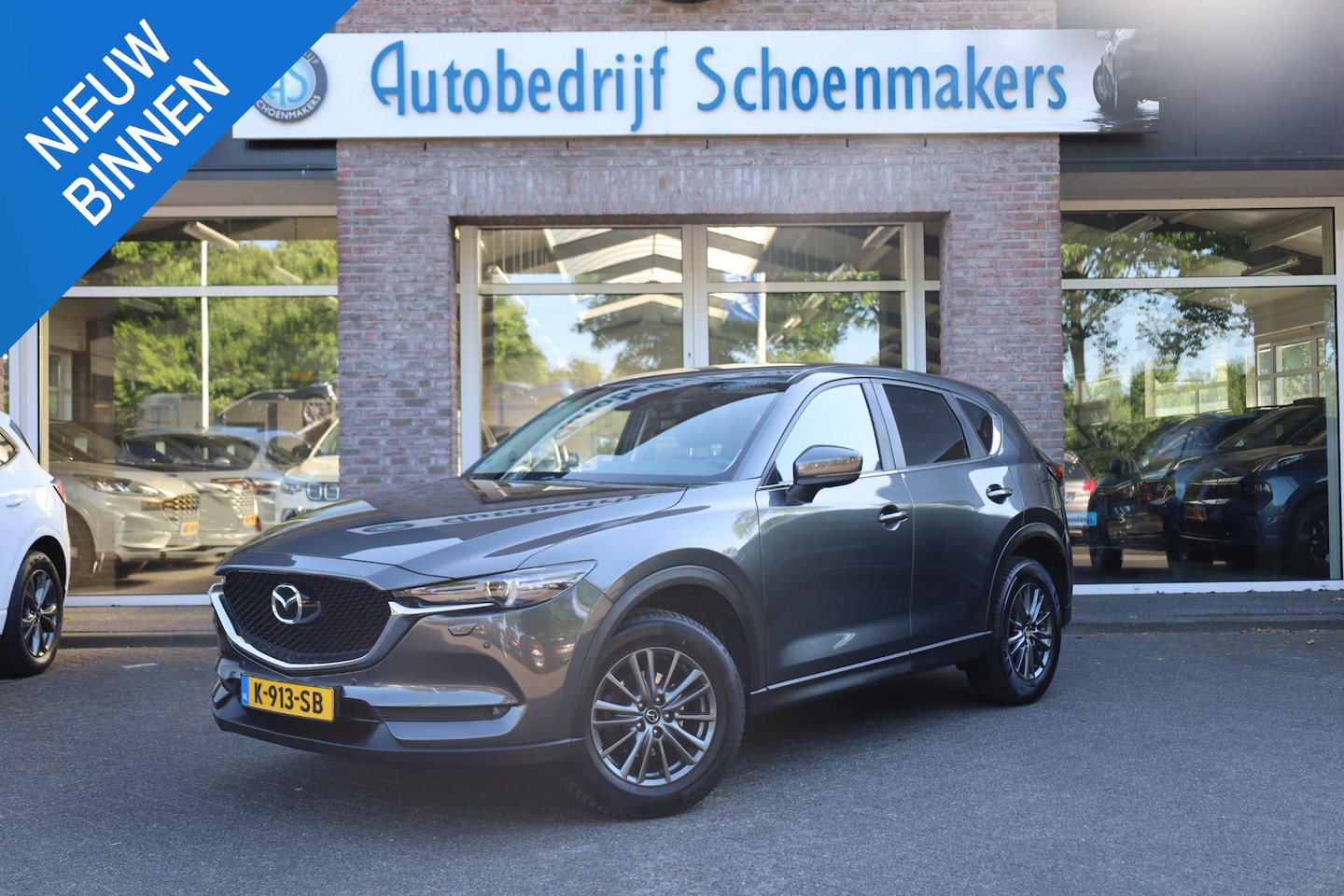 Mazda CX-5 - 2.0 SkyActiv-G 165 Comfort TREKHAAK STUUR+STOELVERWARMING CARPLAY DAB ALL-SEASONS NAVI 2xP - AutoWereld.nl