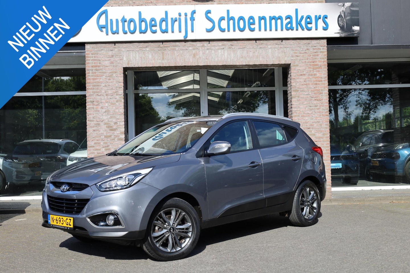 Hyundai ix35 - 1.6i GDI i-Vision CAMERA TREKHAAK-AFN 4xSTOELVERWARMING HALFLEER CRUISE NAVI CLIMA PDC 17" - AutoWereld.nl