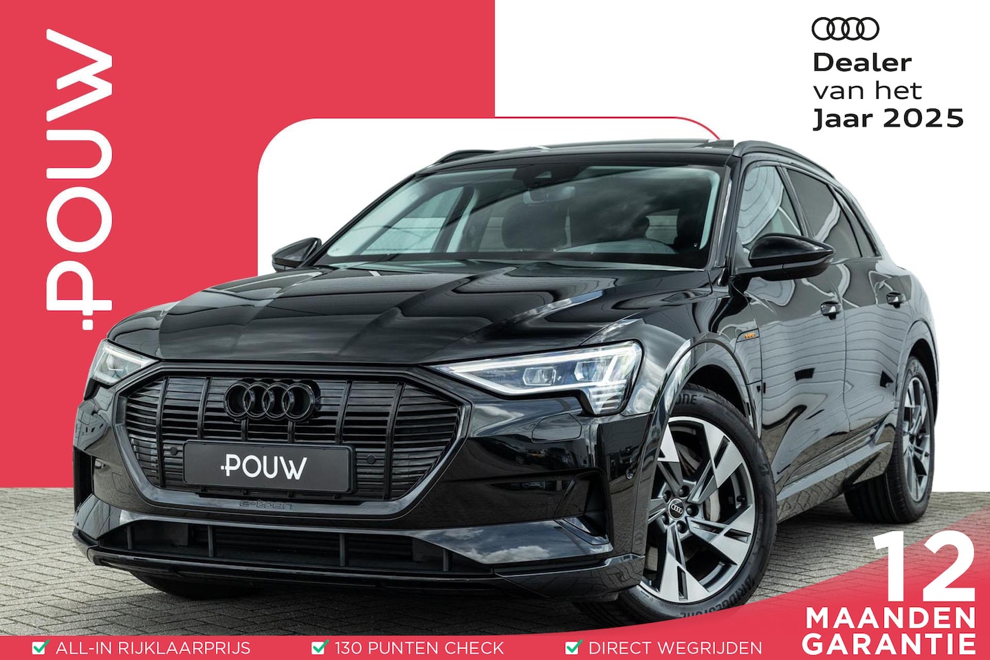 Audi e-tron - 55 quattro 408pk Advanced Edition 95 kWh | Trekhaak | Panoramadak - AutoWereld.nl