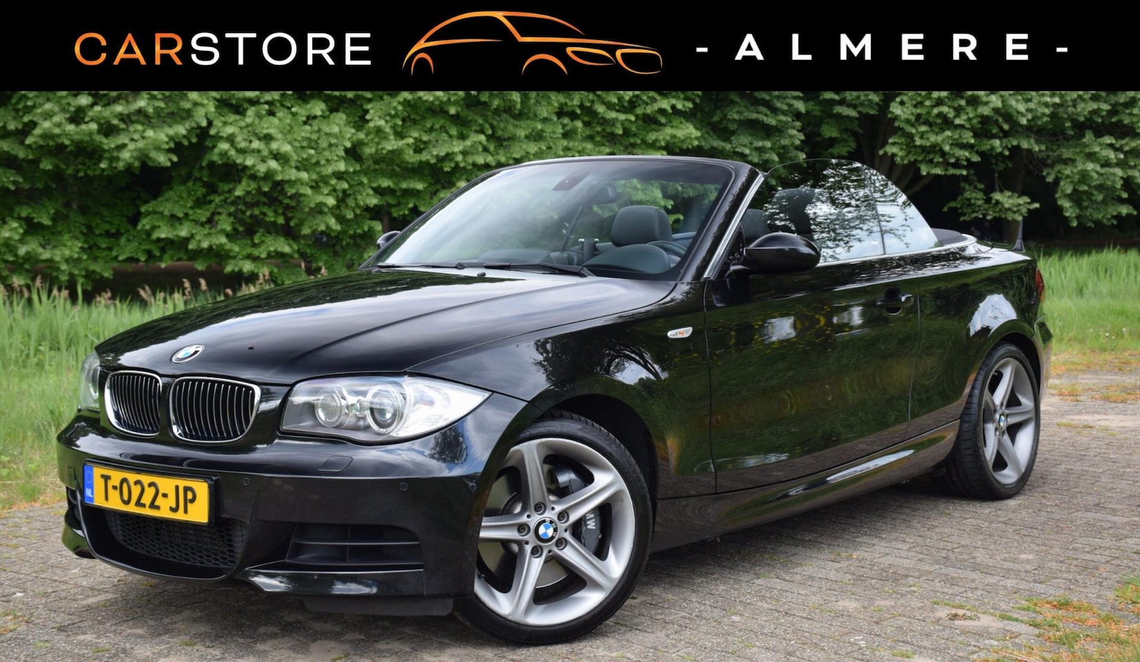 BMW 1-serie Cabrio - 135i*Windscherm*18"inch*Stuurverw*Leder*306PK* - AutoWereld.nl