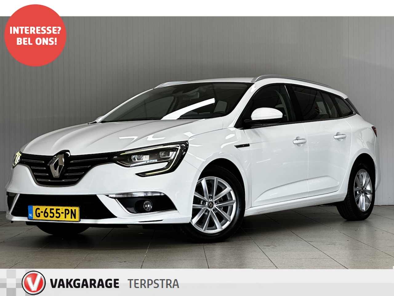 Renault Mégane Estate - 1.2 TCe Limited/ AUTOMAAAT/ Half-Leder-Alcantara/ LED Koplampen/ Lane-Assist./ Keyless/ St - AutoWereld.nl