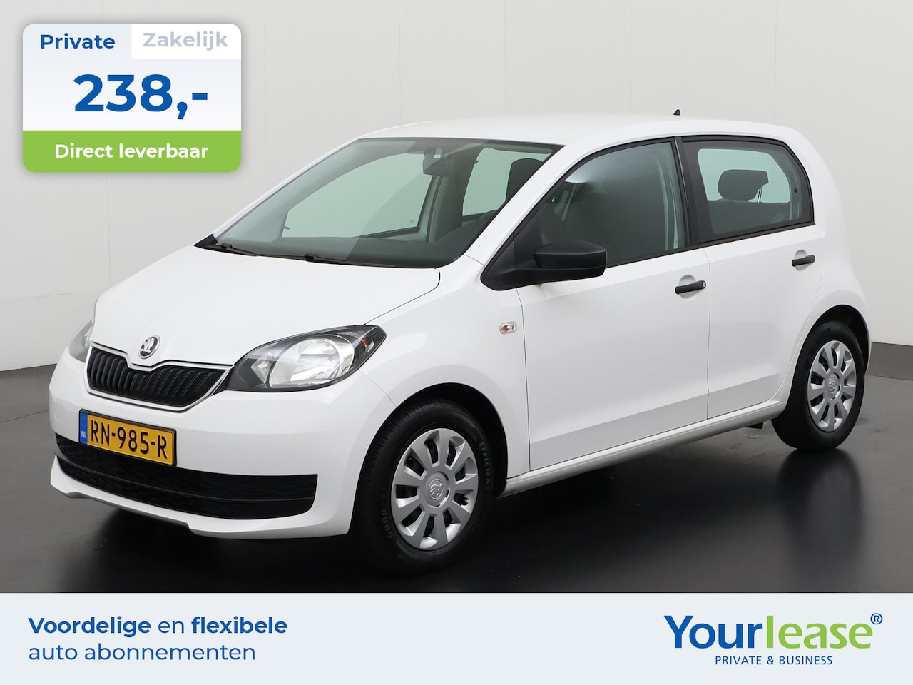 Skoda Citigo - 1.0 Greentech Active | All-in 238,- Private Lease | Zondag Open! - AutoWereld.nl