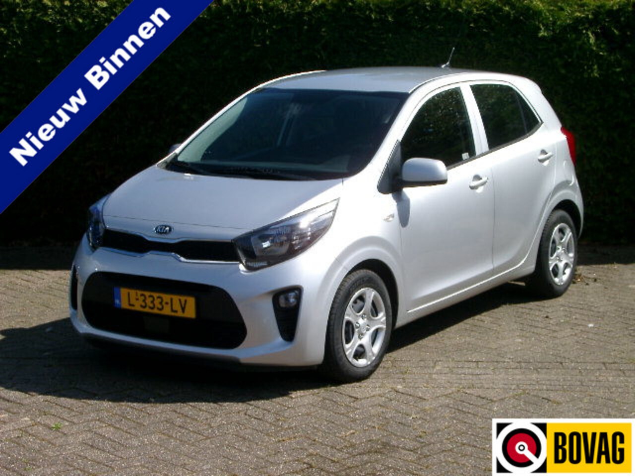 Kia Picanto - 1.0 DPi ComfortLine 5p NL auto Airco, cruise control, bluetooth, all season banden - AutoWereld.nl