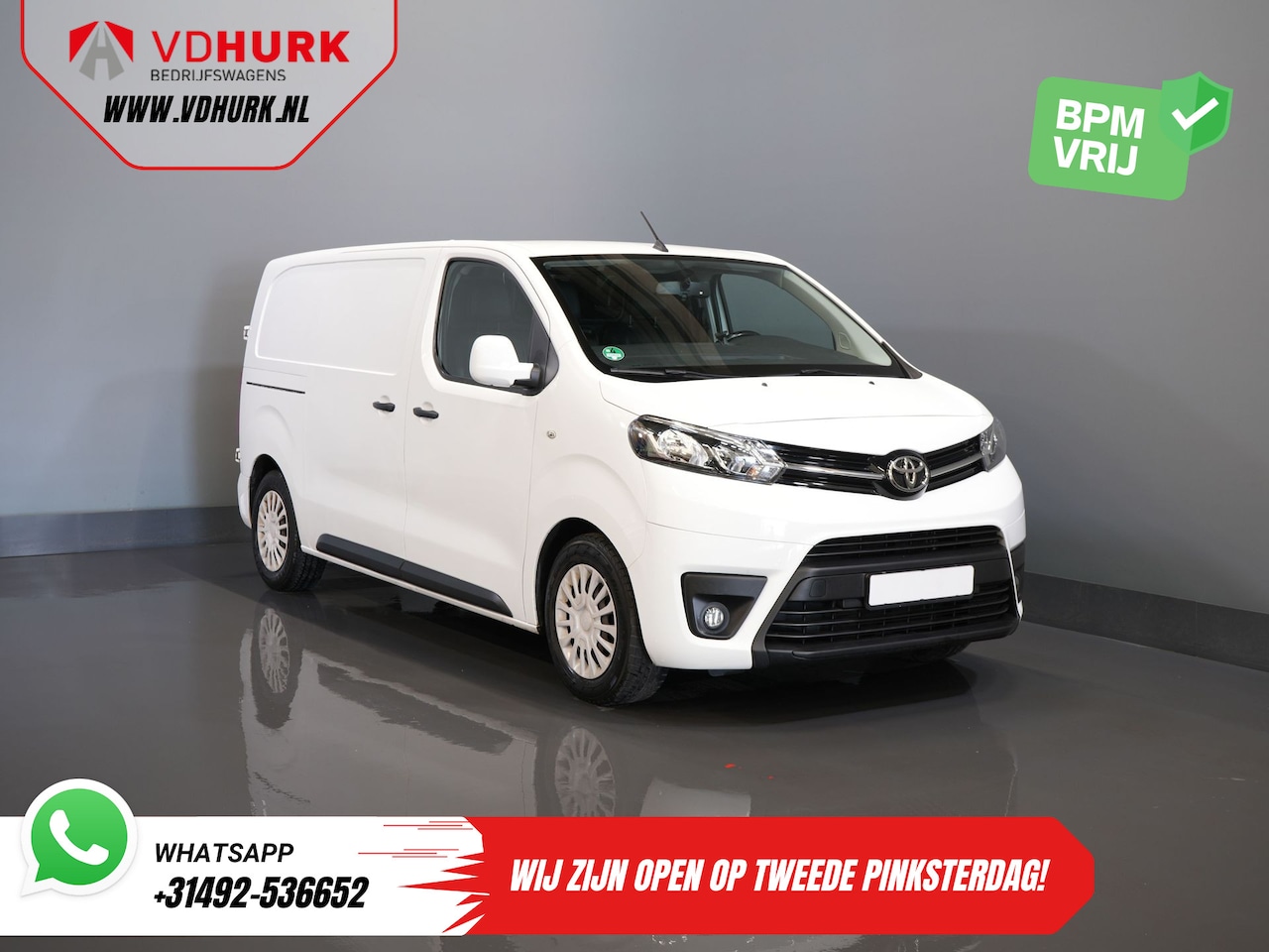 Toyota ProAce - 1.6 D-4D 115 pk L2 BPM VRIJ! Cruise/ Camera/ Trekhaak - AutoWereld.nl