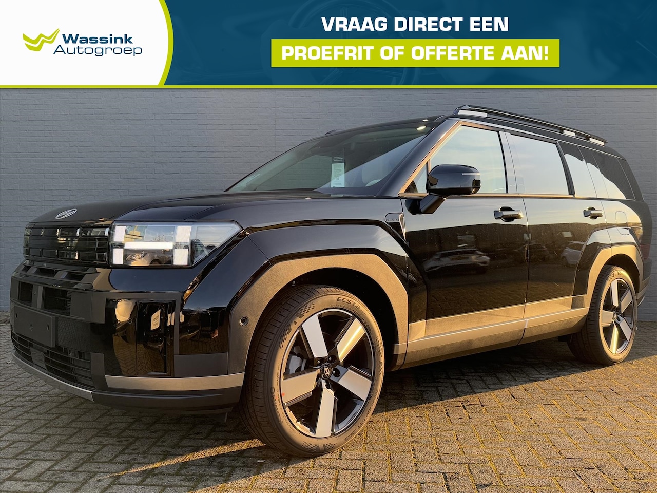 Hyundai Santa Fe - New 1.6 T-GDi HEV 215pk Automaat 7 zitter Premium - AutoWereld.nl