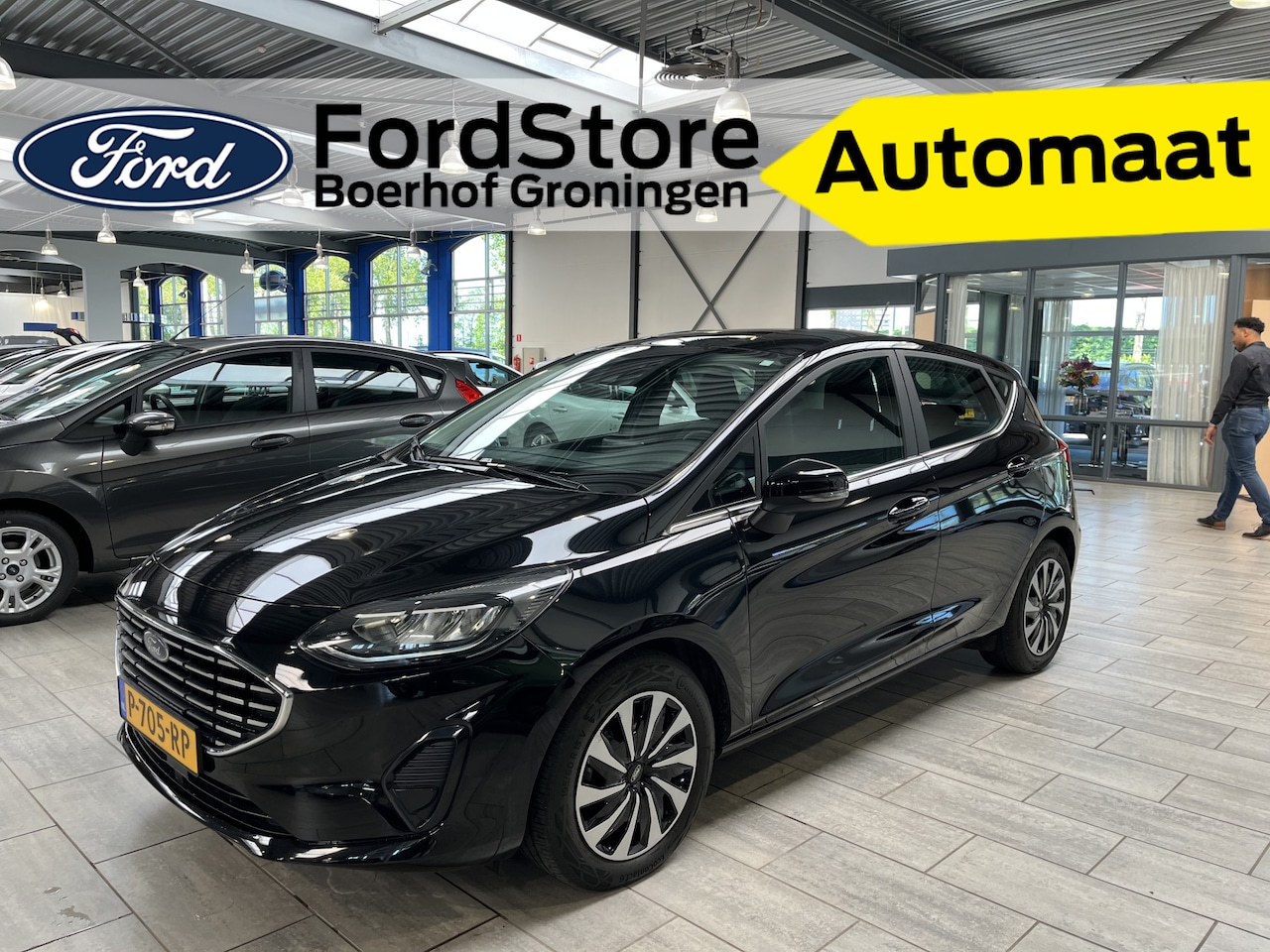 Ford Fiesta - EcoBoost Hybrid 125pk Titanium | AUT. | Adapt. Cruise | LED | Park. Sens. A | LED | Climat - AutoWereld.nl