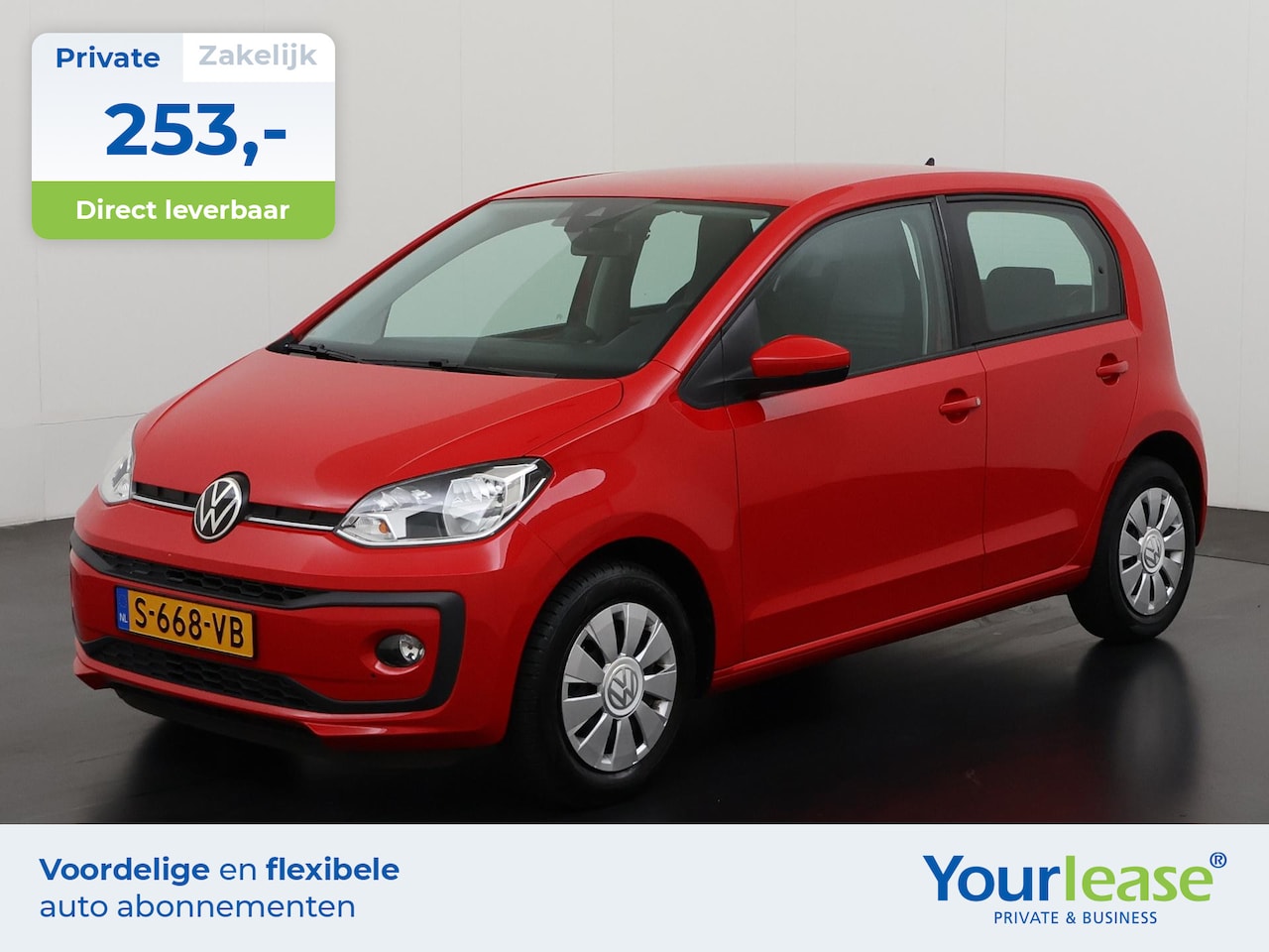 Volkswagen Up! - 1.0 | All-in 253,- Private Lease | Zondag Open! - AutoWereld.nl