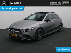 Mercedes-Benz A-klasse - 160 AMG Nightpakket | Panoramadak | Memory | Sfeerverlichting | Keyless Go | Augmented Rea