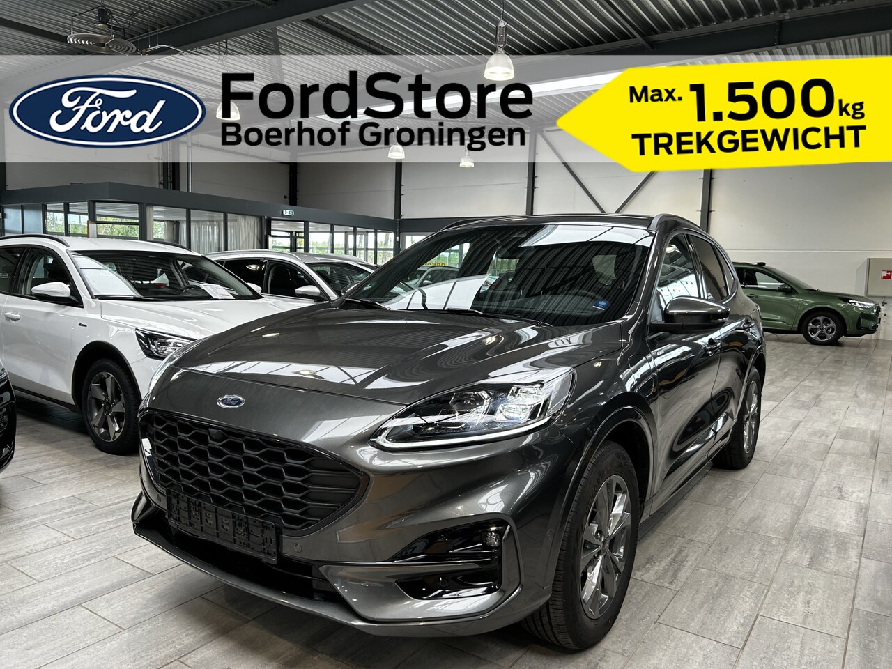 Ford Kuga - 2.5 PHEV 225 pk ST-Line X | Winter pack | Trekhaak | Adapt. cruise | B&O | Elek. achterkle - AutoWereld.nl