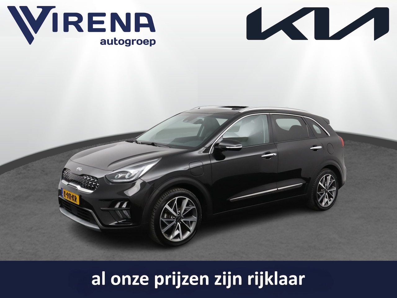 Kia Niro - 1.6 GDi PHEV ExecutiveLine - Trekhaak - Stoelverwarming-/ventilatie - Navigatie - 18'' LM - AutoWereld.nl