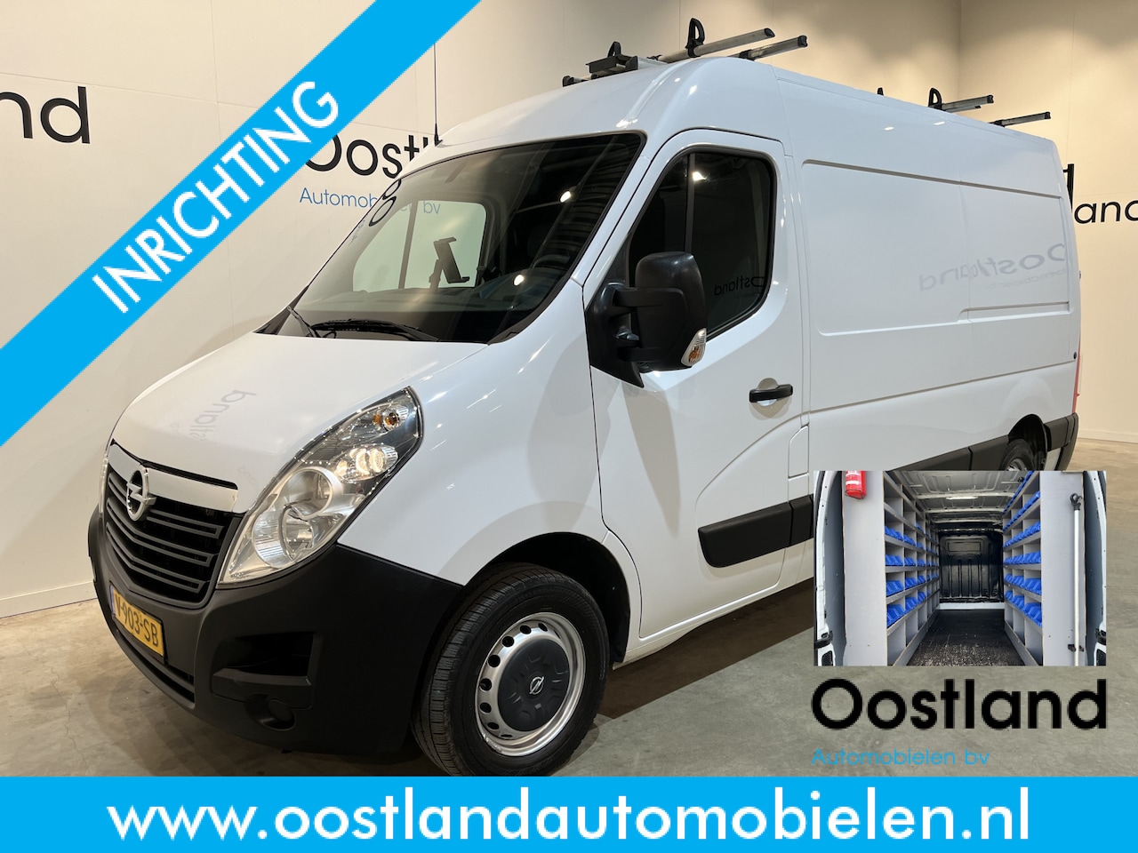 Opel Movano - 2.3 CDTI BiTurbo L2H2 146 PK Servicebus / Inrichting / Euro 6 / Ladderlift / Airco / Cruis - AutoWereld.nl