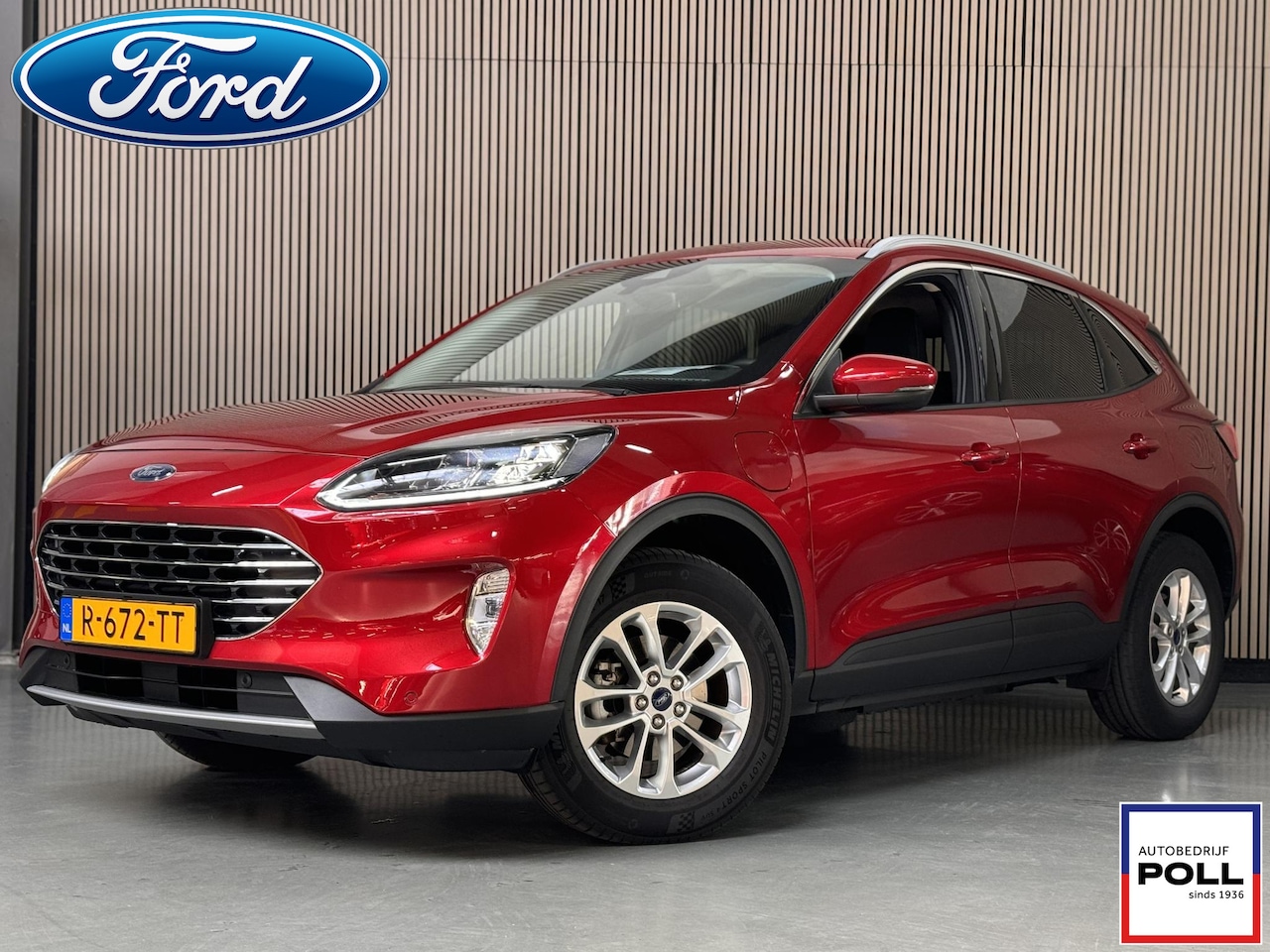 Ford Kuga - 2.5 PHEV Titanium X B&O Leer Navi Camera Winter pack Elektr. Klep Privacy Glass Keyless - AutoWereld.nl