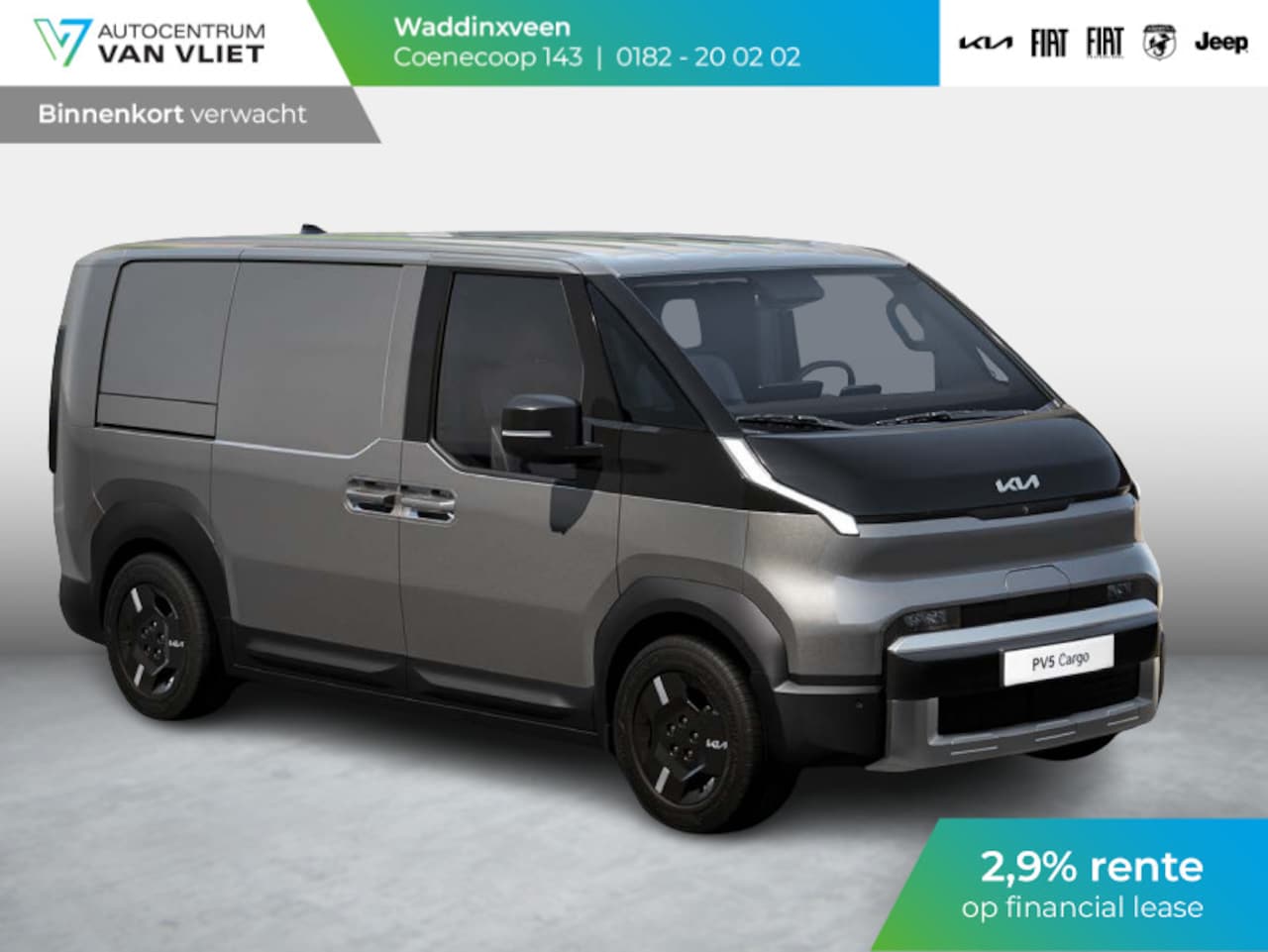 Kia PV5 - L2H1 Plus 52 kWh | Navi | PDC | Camera | Clima | Adapt. Cruise | Stoelverwarming & ventila - AutoWereld.nl