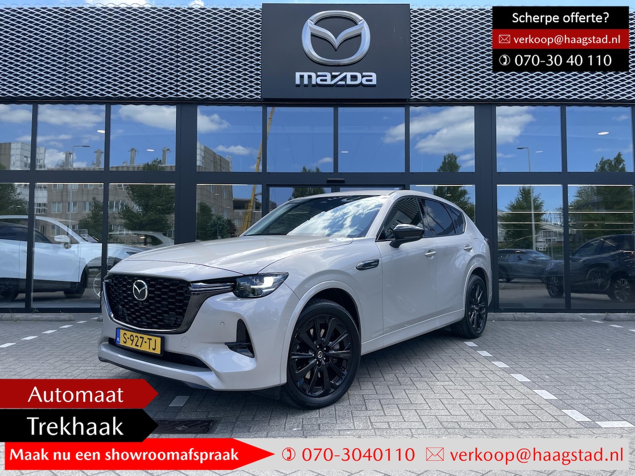 Mazda CX-60 - 2.5 e-SkyActiv PHEV Homura CS pack / DA pack / 1e Eigenaar / Dealer Onderhouden - AutoWereld.nl