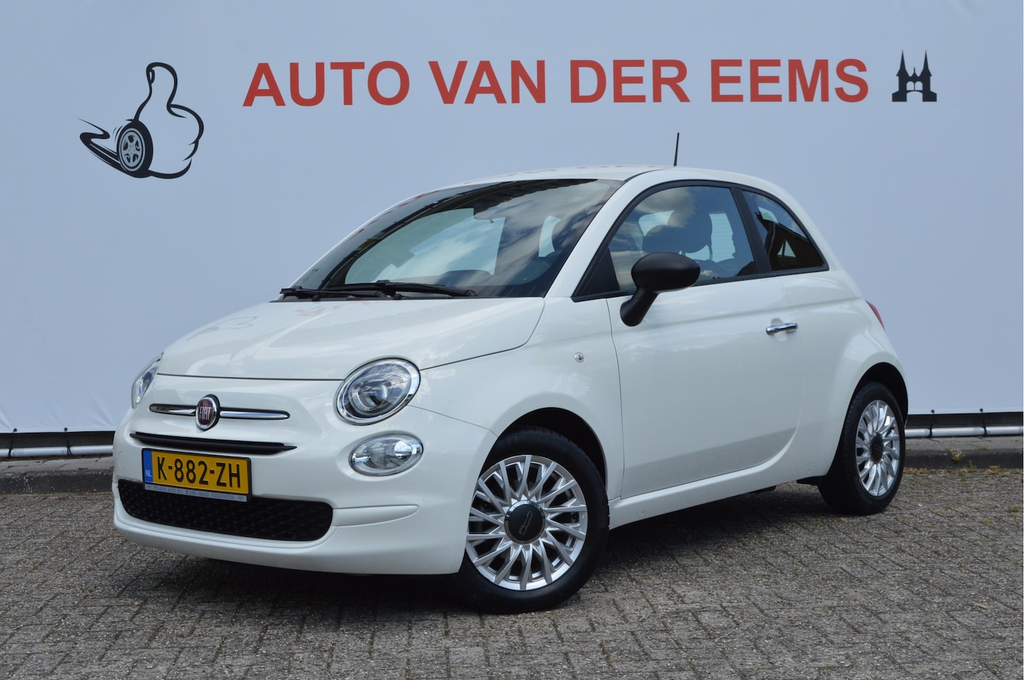 Fiat 500 - 1.0 Hybrid Cult Nap / Navi / Airco / Lmv. / Dab - AutoWereld.nl