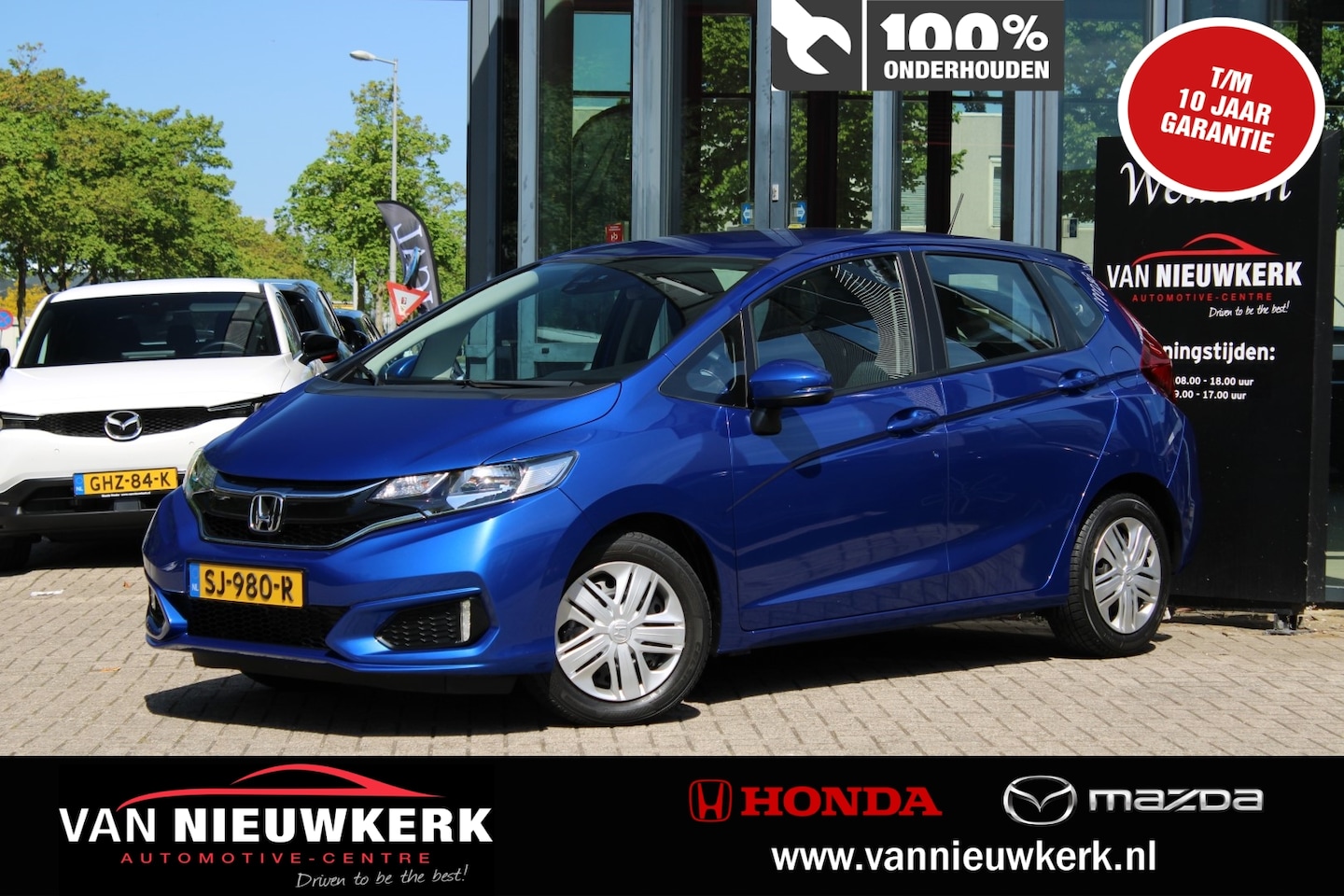 Honda Jazz - 1.3 i-VTEC 102pk Automaat Trend Cruise Control Armsteun Airco Dealer Onderhouden - AutoWereld.nl