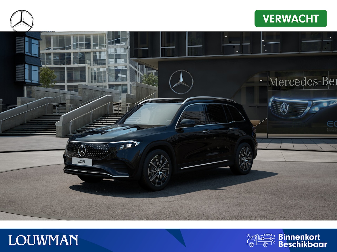 Mercedes-Benz EQB - 250+ Business Solution AMG Line 7p. 71 kWh | Parkeerpakket met 360°-camera | KEYLESS-GO co - AutoWereld.nl
