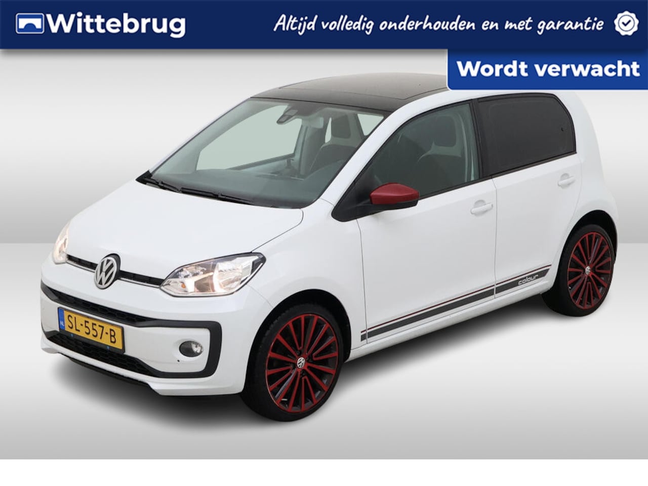 Volkswagen Up! - 1.0 BMT high up! / PANO/ CAMERA/ PARK. SENSOREN/ CRUISE/ AIRCO/ 17" LMV - AutoWereld.nl