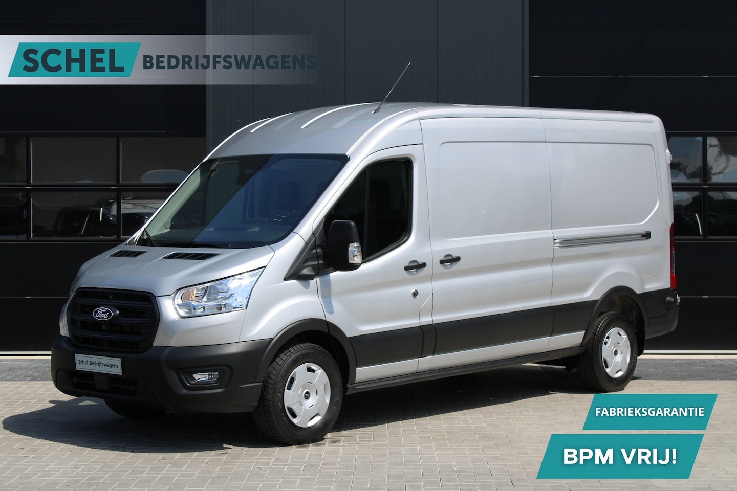 Ford Transit - 350 2.0 TDCI L3H2 Trend 130pk - Facelift - 2x Schuifdeur - Adaptive Cruise - Navigatie - B - AutoWereld.nl