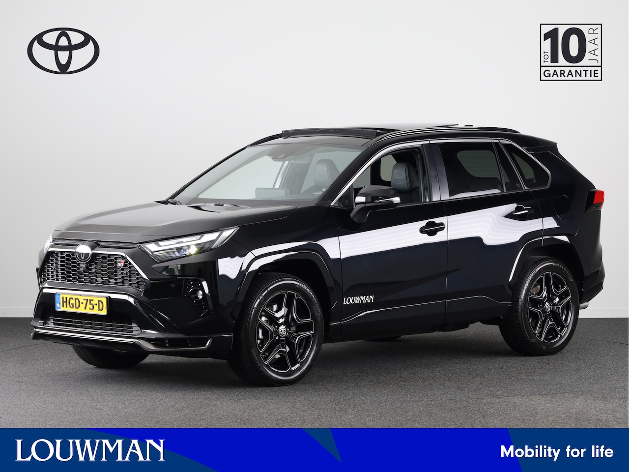 Toyota RAV4 - 2.5 Plug-in Hybrid AWD GR SPORT *DEMO* | GR Sport Plus Pack | Elektrisch Glazen Panoramada - AutoWereld.nl