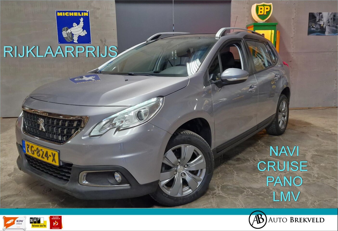 Peugeot 2008 - 1.2 PureTech Blue Lion 82PK | RIJKLAAR | Cruise | Airco | LMV | Navi | PDC | NAP - AutoWereld.nl