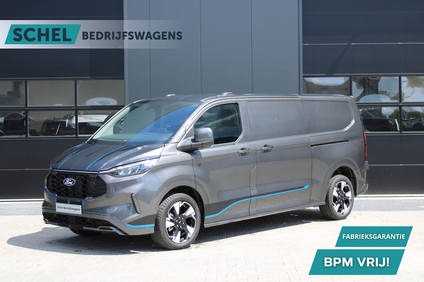 Ford Transit Custom - 300 2.0 TDCI L2H1 Sport 170pk - 2x Schuifdeur - 19" LM velgen - ACC - Blind spot - Navi - - AutoWereld.nl