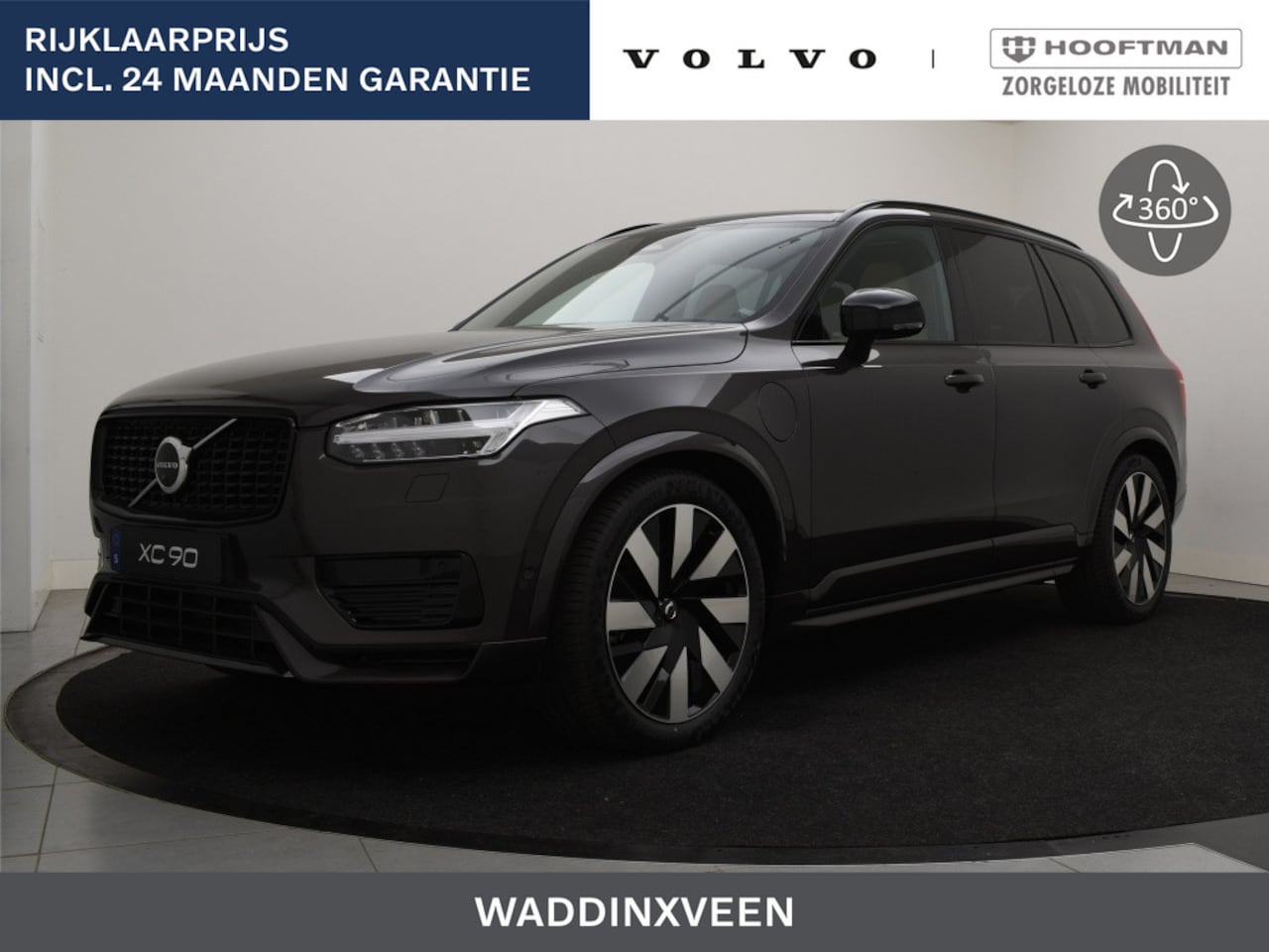 Volvo XC90 - T8 PLUG-IN HYBRID ULTRA DARK SCHUIFDAK LUCHTVERING MASSAGE BOWER - AutoWereld.nl