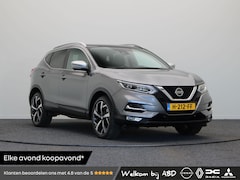 Nissan Qashqai - 1.3 DIG-T Tekna + | 1e eigenaar | ABD dealeronderhouden | Lederen bekleding | Panoramadak