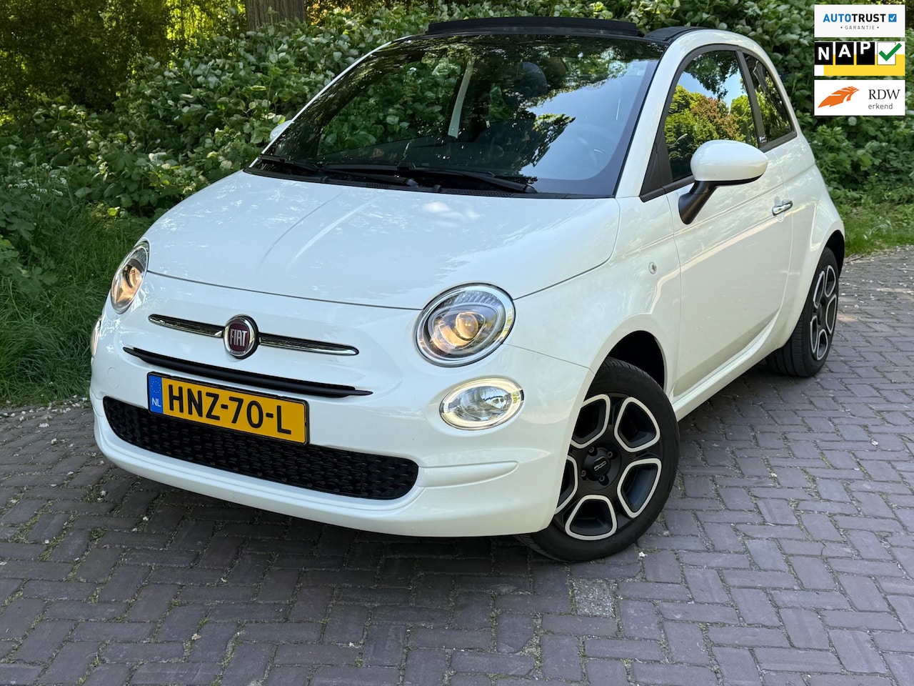 Fiat 500 C - 1.0 TwinAir PopStar Cabrio b.j. 10-2022 1 Eig. 24500 km Carplay - AutoWereld.nl