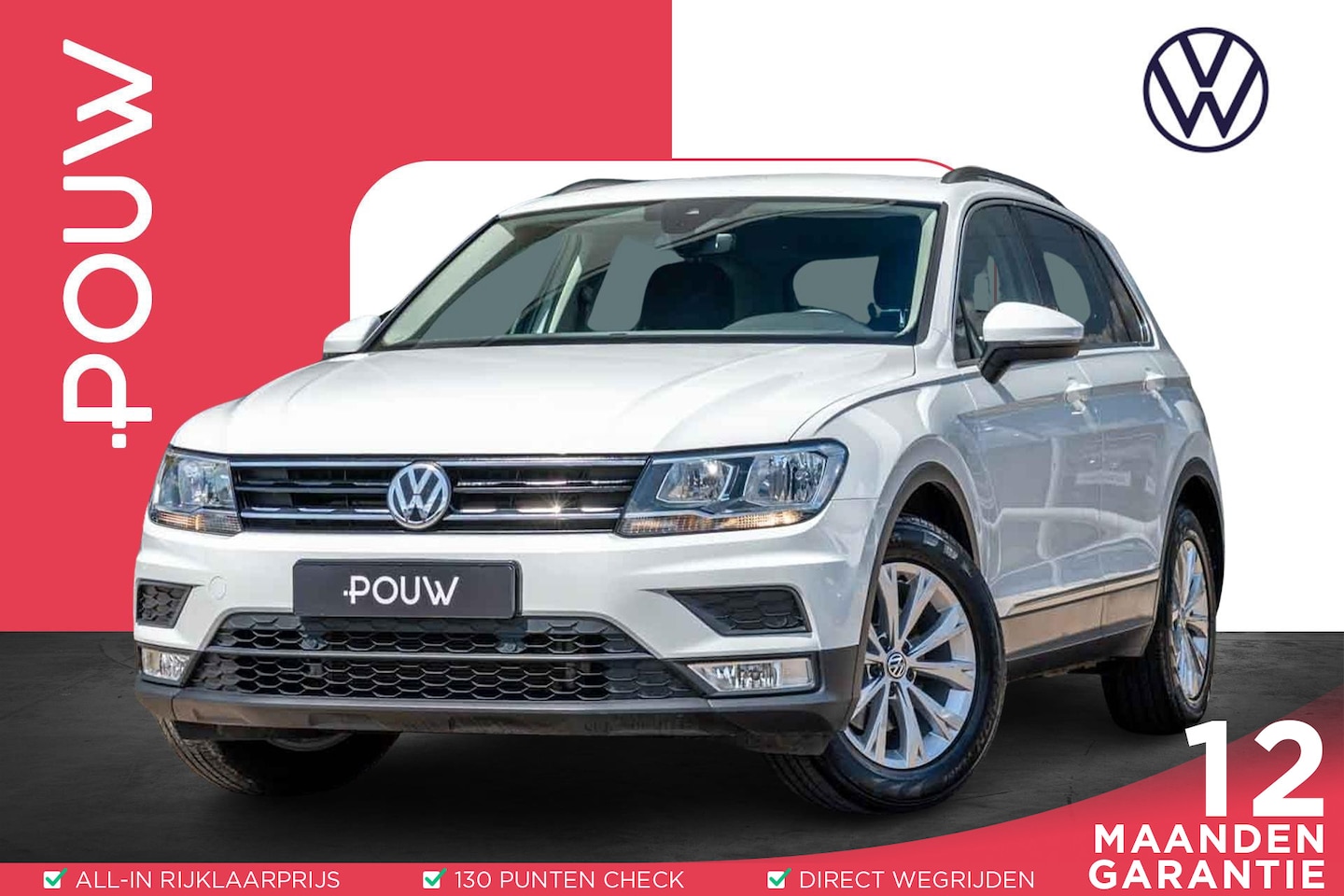 Volkswagen Tiguan - 1.4 TSI 125pk Comfortline | Navigatie | Wegklapbare Trekhaak | PDC | Elektrische Achterkle - AutoWereld.nl