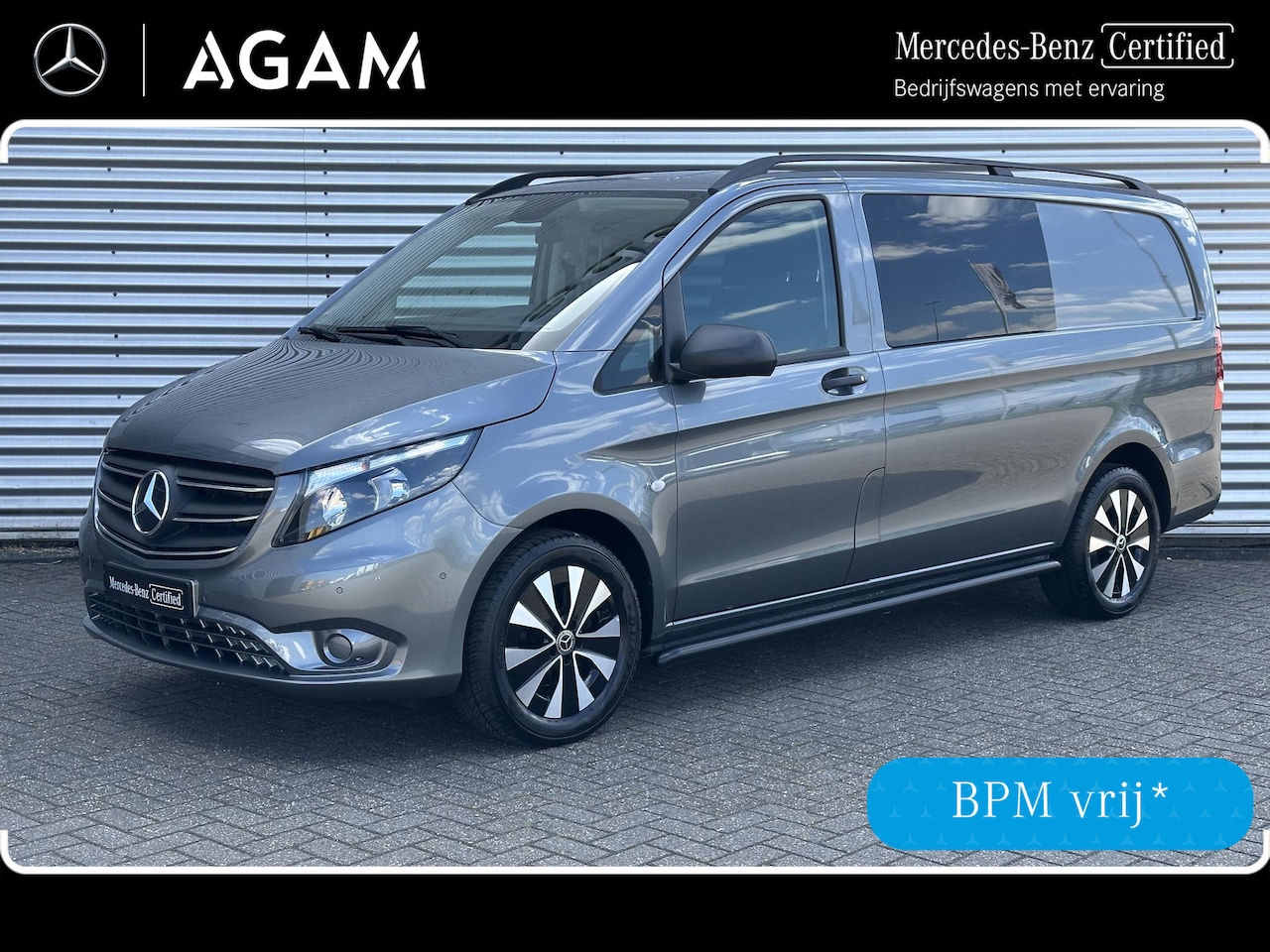 Mercedes-Benz Vito - 114 CDI Dubbele Cabine Navigatie Airco Camera Apple Carplay Automaat - AutoWereld.nl