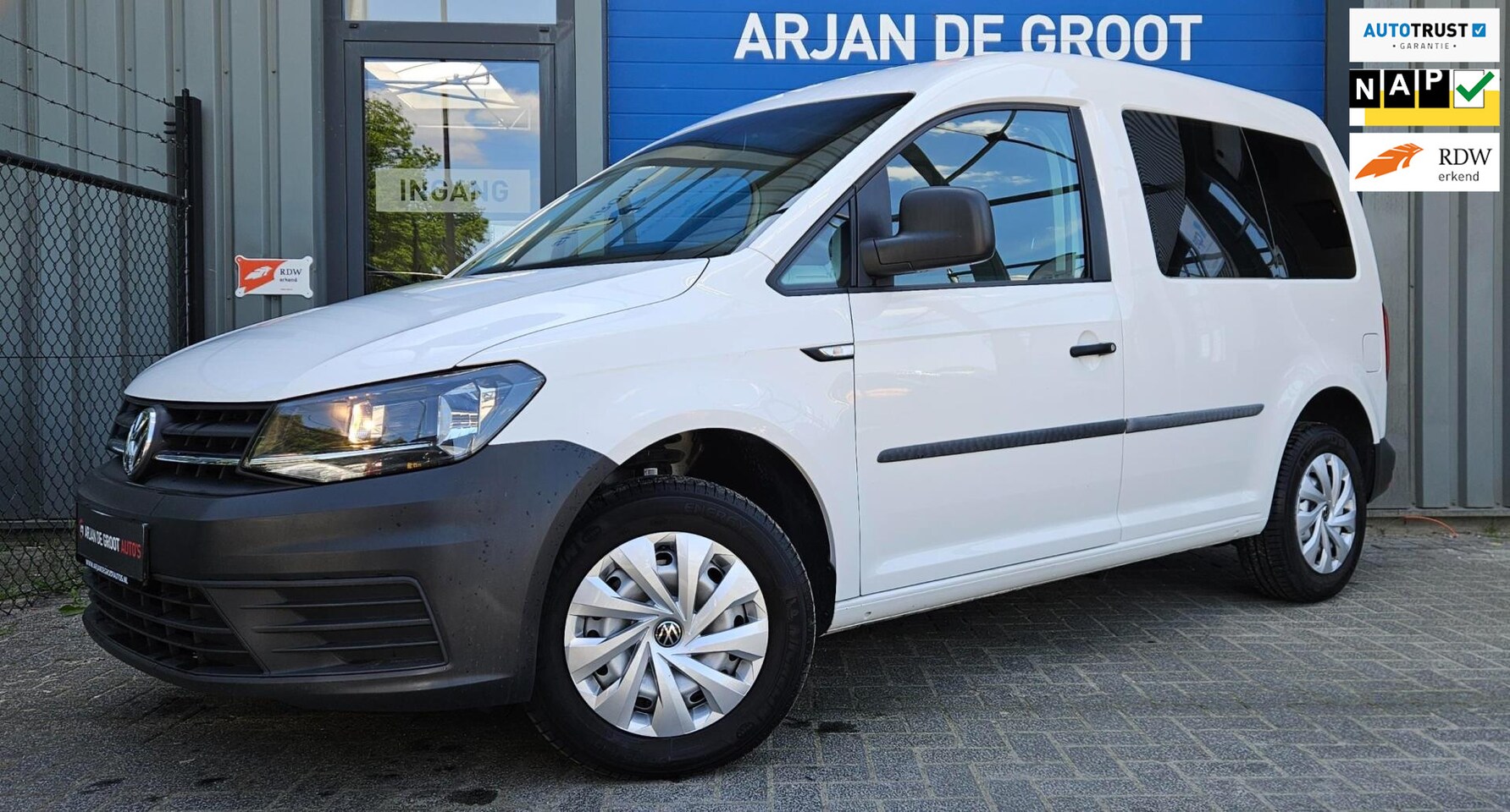Volkswagen Caddy - 1.2 TSI Trendline Airco Cruise 5 Zitter Bleuthooth 12-2018 - AutoWereld.nl