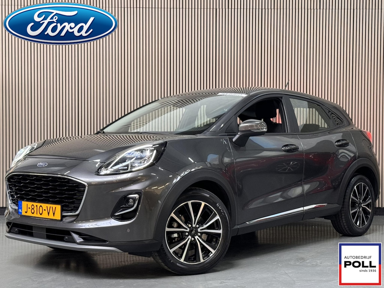 Ford Puma - 1.0 EcoBoost Hybrid Titanium Ad. Cruise Trekhaak Navi Camera Parking pack Dodehoek - AutoWereld.nl