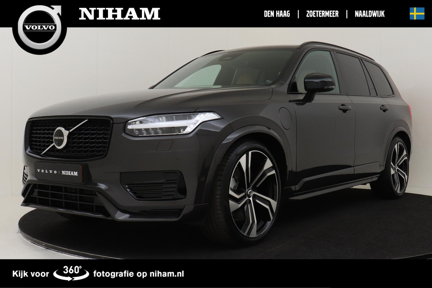 Volvo XC90 - T8 RECHARGE AWD ULTIMATE DARK *FULL OPTIONS!* -PANO.DAK|LUCHTVERING|GEVENT.LEDER+MASSAGE|3 - AutoWereld.nl