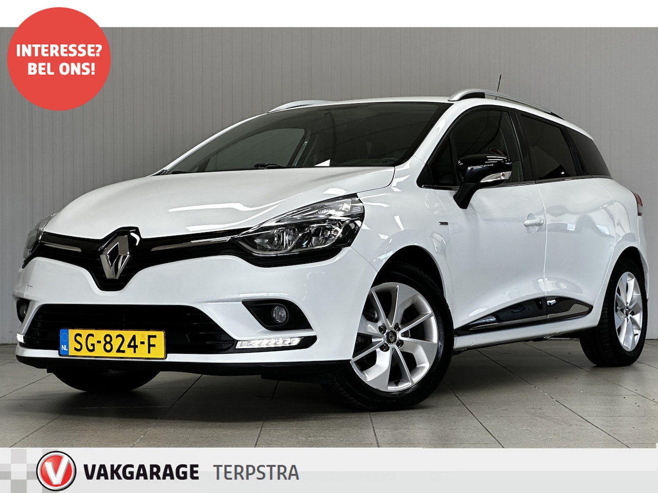 Renault Clio Estate - 0.9 TCe Limited/ Navi/ DAB+/ Airco/ Cruise/ Elek. pakket/ Isofix/ Bluetooth/ Armsteun/ Mul - AutoWereld.nl