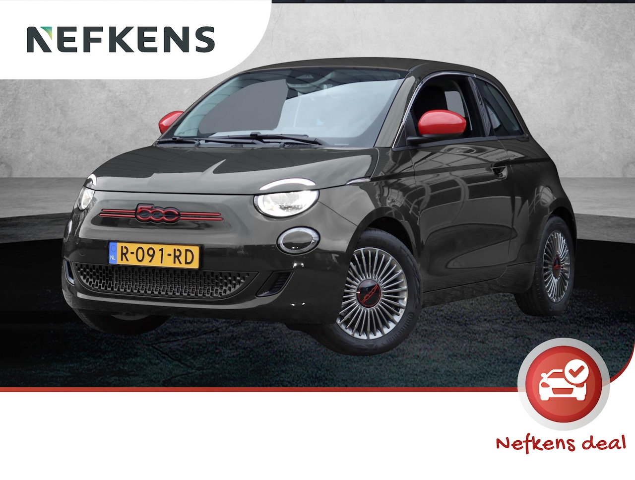Fiat 500e - 42 kWh RED | Apple CarPlay & Android Auto | Navigatie | Climate control - AutoWereld.nl