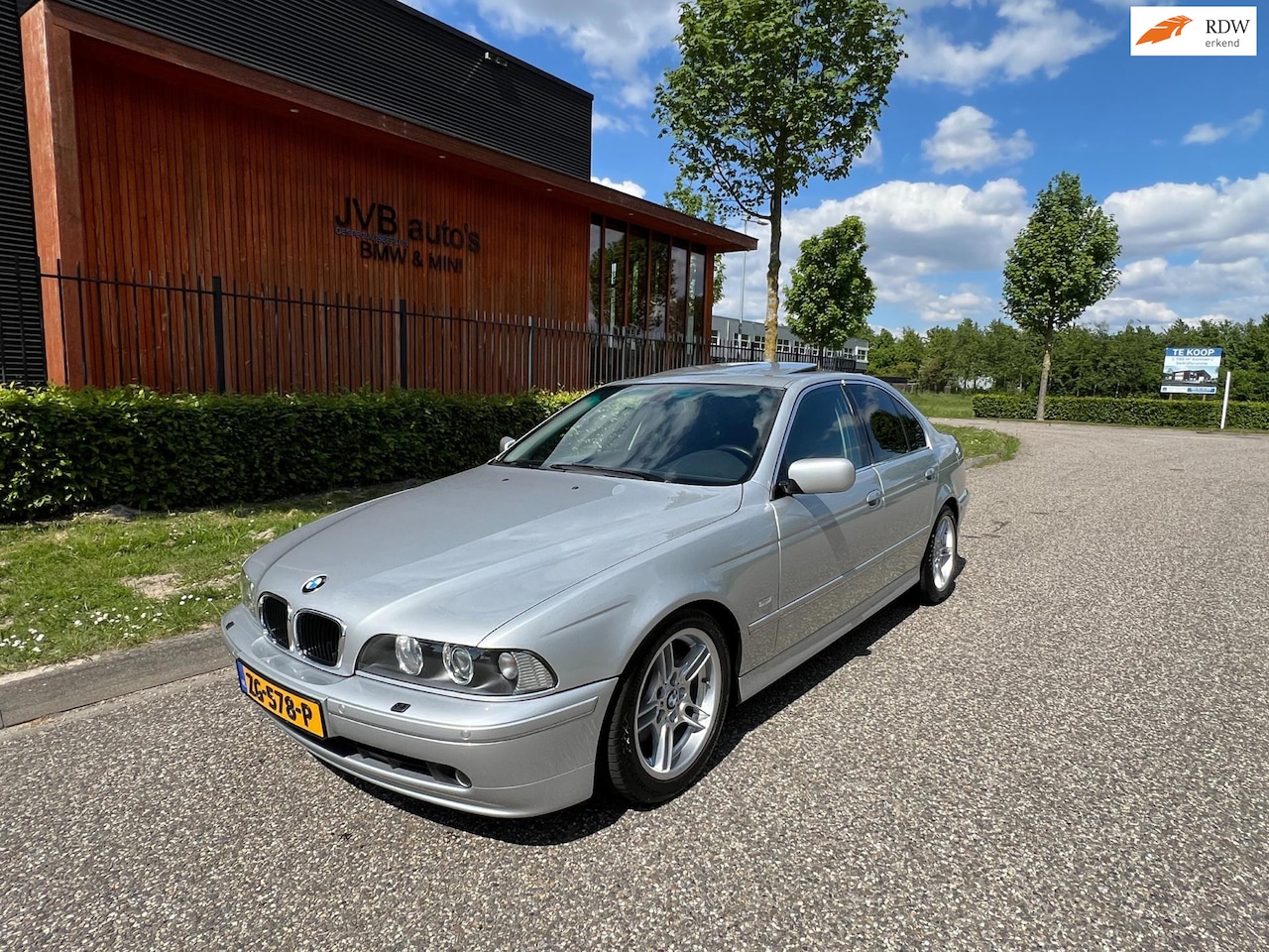 BMW 5-serie - 530i e39 incl. BTW, titan-silber, schuifdak, Youngtimer! - AutoWereld.nl