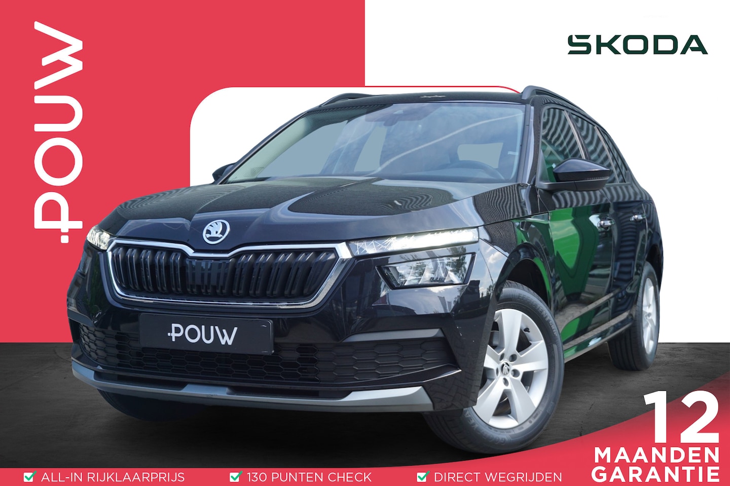 Skoda Kamiq - 1.0 TSI 110pk Ambition | SmartLink | Navigatie | Volledig Digitaal Instrumentenpaneel - AutoWereld.nl