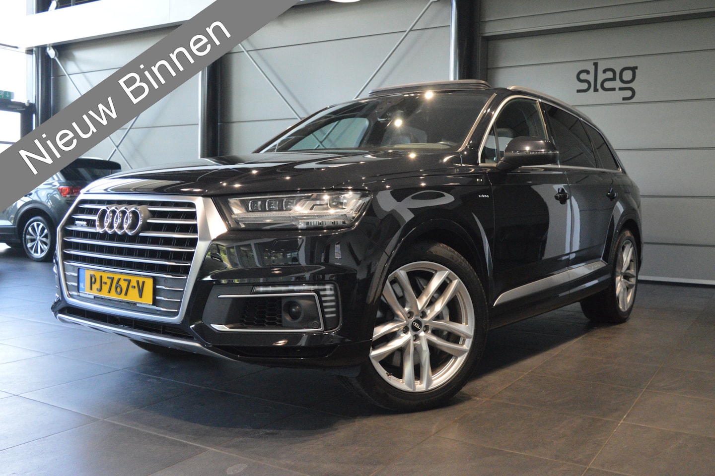 Audi Q7 - 3.0 TDI e-tron quattro Sport leer pano night view camera 21 inch !! - AutoWereld.nl