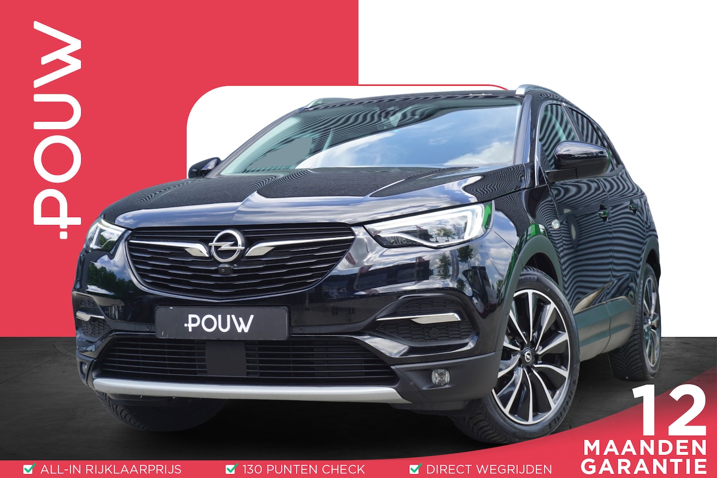 Opel Grandland X - 1.6 Turbo 225pk Hybrid Ultimate | Leer | Adaptive Cruise | Apple CarPlay / Android Auto | - AutoWereld.nl