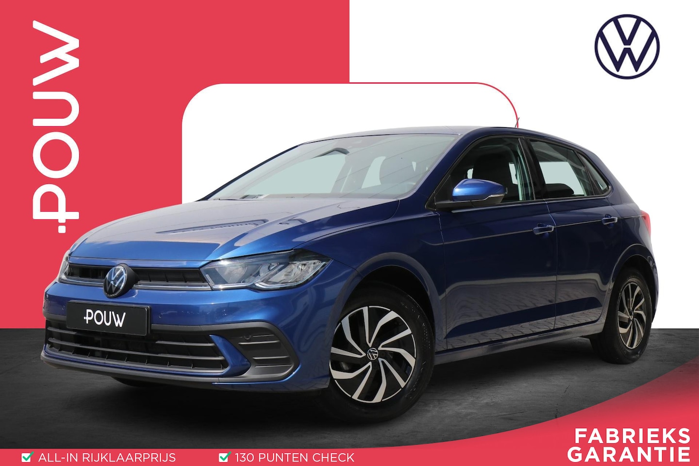 Volkswagen Polo - 1.0 TSI 95pk DSG Life | App Connect | Achteruitrijcamera | Parkeersensoren - AutoWereld.nl