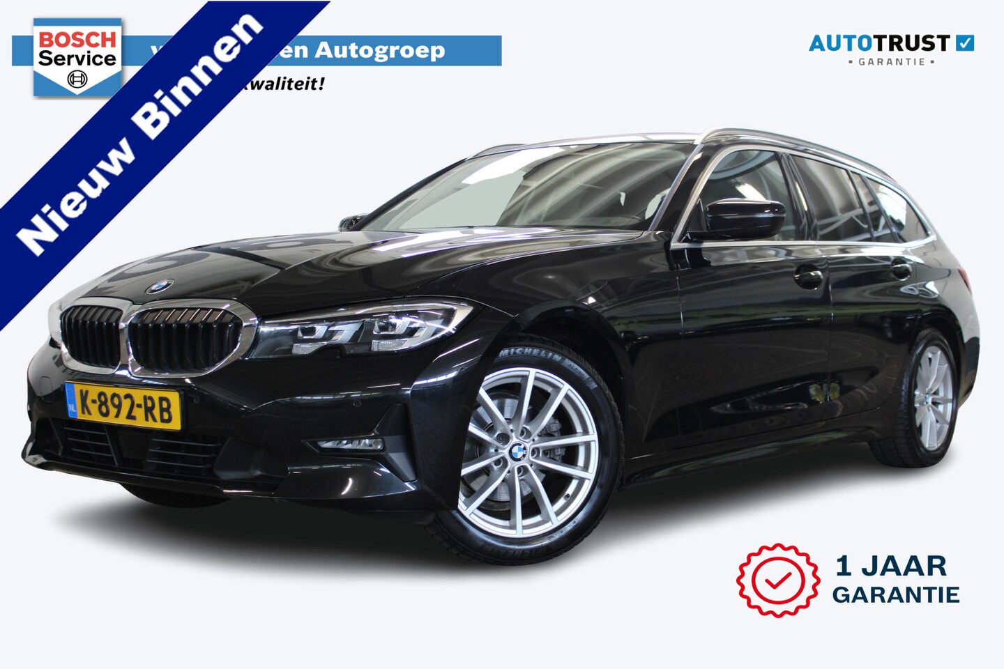 BMW 3-serie Touring - 318i High Executive | Incl. 12 maanden garantie | Trekhaak elektrisch uitklapbaar | Harman - AutoWereld.nl