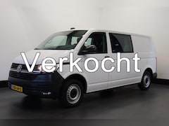Volkswagen Transporter - 2.0 TDI L2 Dubbele Cabine EURO 6 - Airco - Navi - Cruise - € 18.900, - Excl