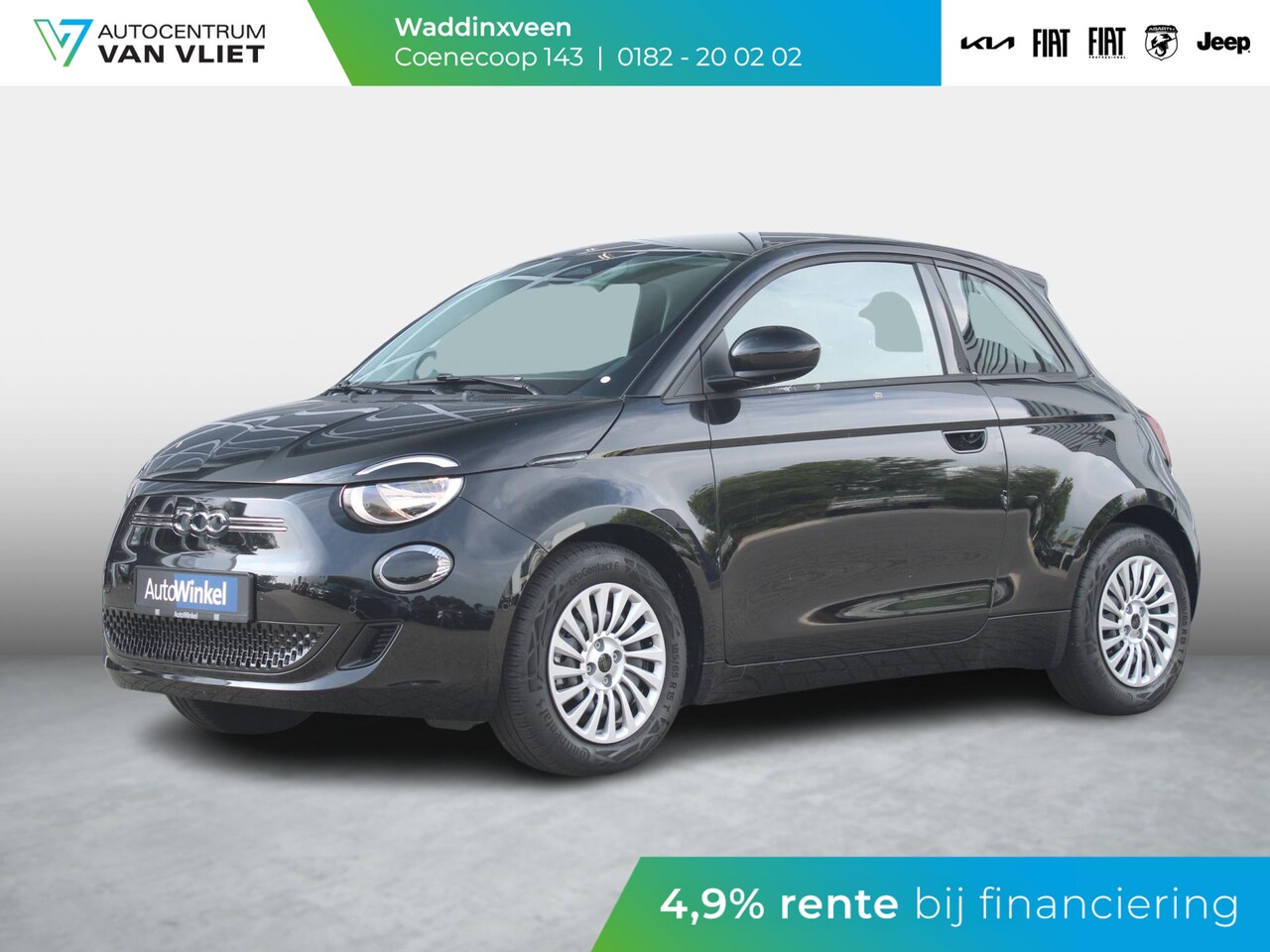 Fiat 500e - 42 kWh | Camera | Keyless | PDC | BSM | Clima | Cruise | Apple Carplay | - AutoWereld.nl